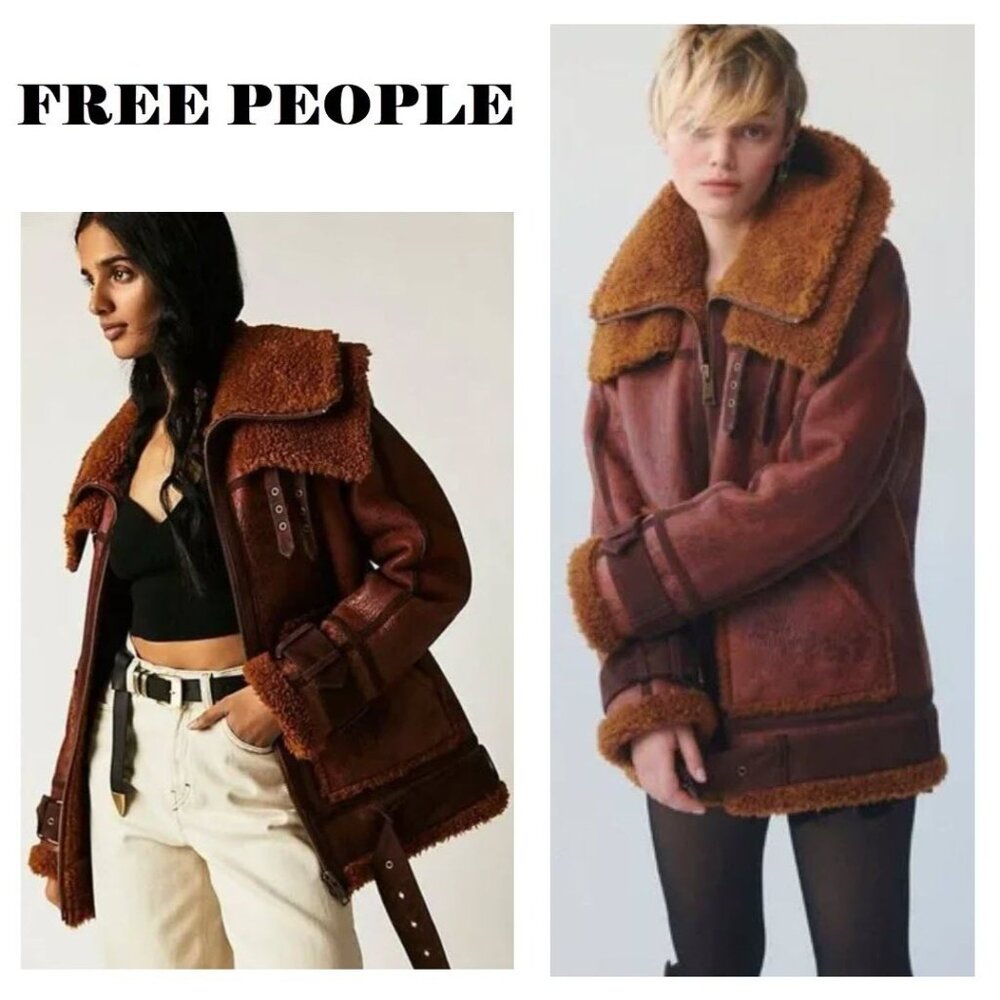 Free People Moto Leather Jacket - NEW